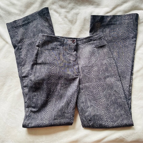 NEW High waisted Flared Animal Print Pants - Picture 6 of 6